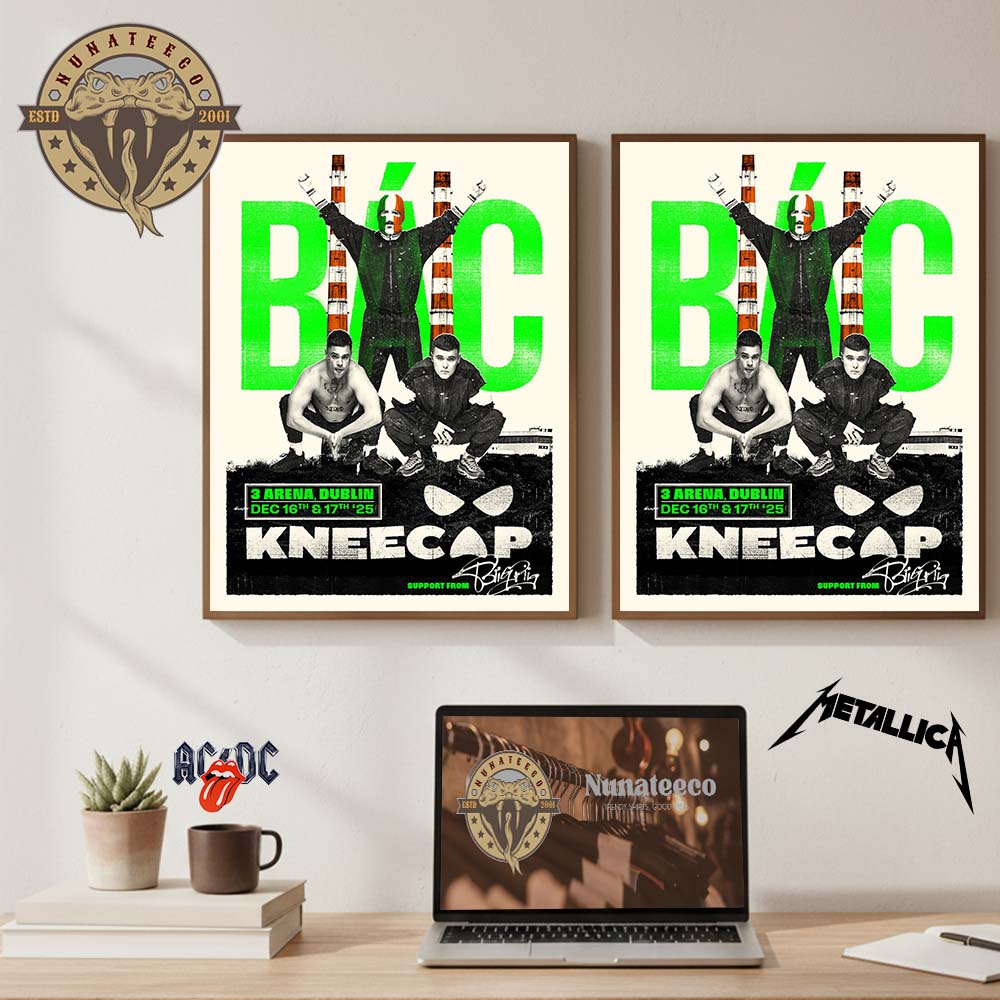 Kneecap At 3 Arena In Dublin Ireland On December 16 17 2025 Home Decor Poster Canvas Kneecap At 3 Arena In Dublin Ireland On December 16 17 2025 Home Decor Poster Canvas