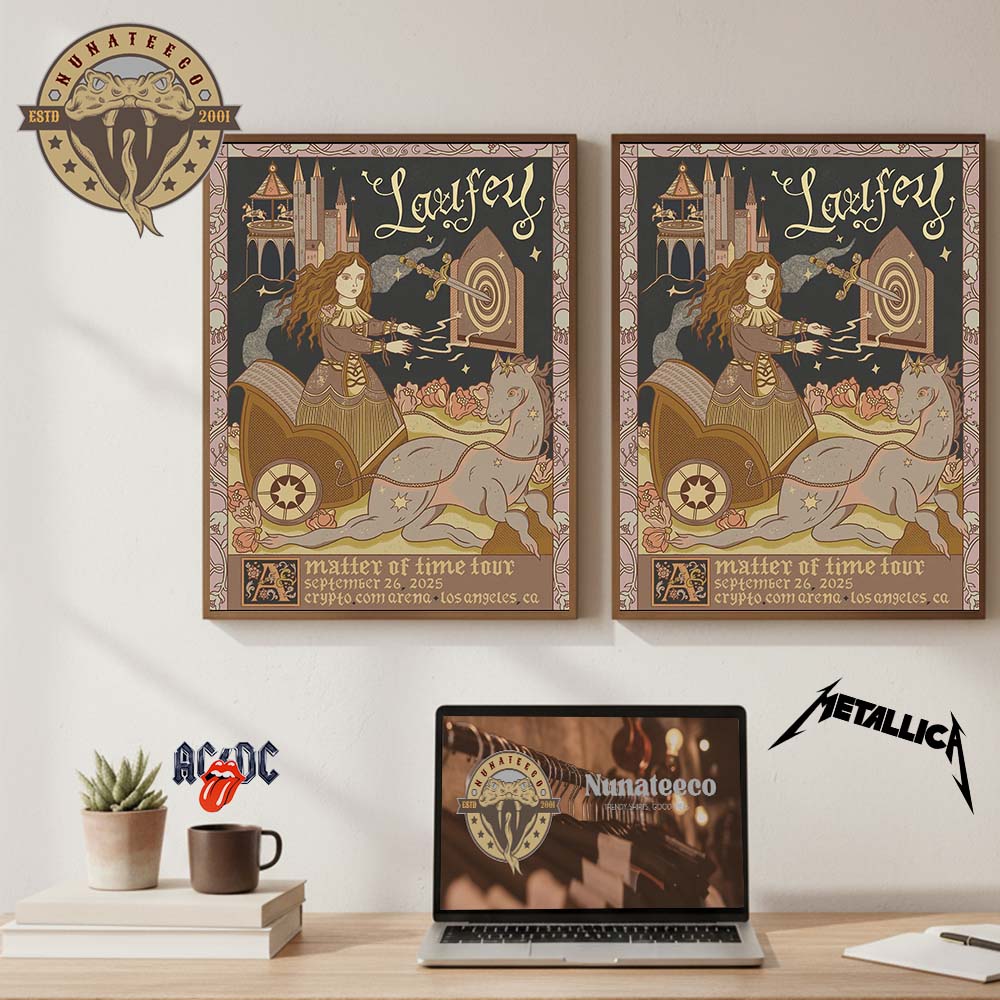 Laufey A Matter Of Time Tour At Crypto.com Arena In Los Angeles CA On September 26 2025 Home Decor Poster Canvas Laufey A Matter Of Time Tour At Crypto.com Arena In Los Angeles CA On September 26 2025 Home Decor Poster Canvas