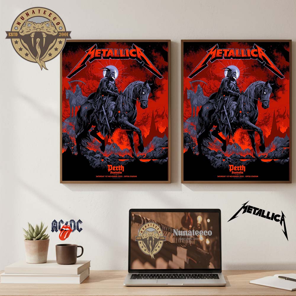 Metallica M72 Perth Pop Up Shop At Optus Stadium On Perth Australia On November 1 2025 Home Decor Poster Canvas Metallica M72 Perth Pop Up Shop At Optus Stadium On Perth Australia On November 1 2025 Home Decor Poster Canvas