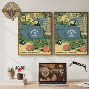 Mumford And Sons At CHI Health Center Arena In Omaha NE On October 26 2025 Home Decor Poster Canvas