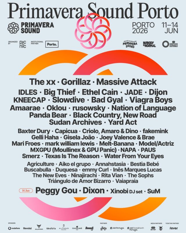 Primavera Sound Porto Music Festiva On June 11 14 2026 Line Up