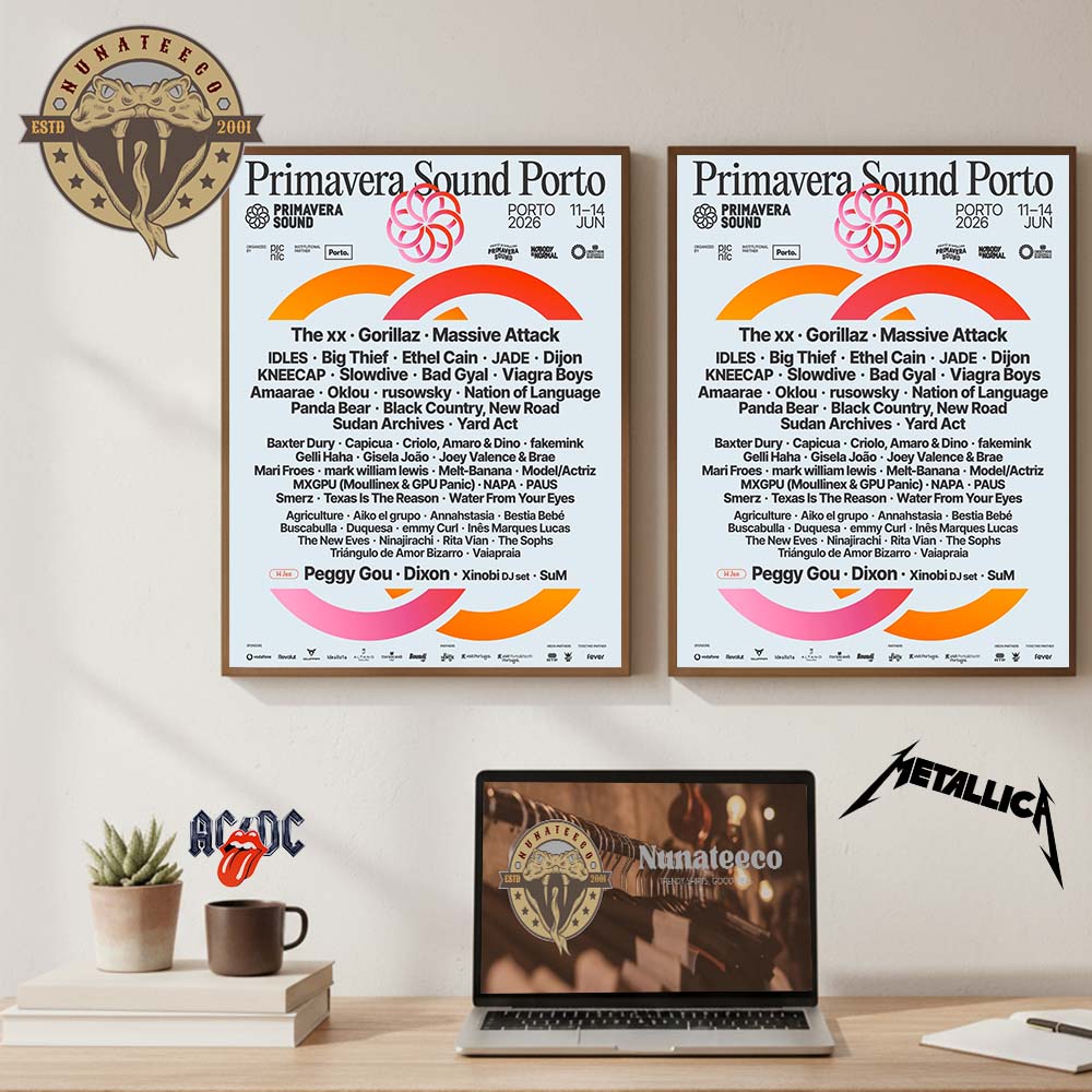 Primavera Sound Porto Music Festiva On June 11-14 2026 Line Up Home Decor Poster Canvas Primavera Sound Porto Music Festiva On June 11-14 2026 Line Up Home Decor Poster Canvas