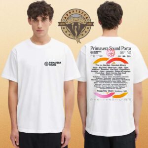 Primavera Sound Porto Music Festiva On June 11-14 2026 Line Up Two Sided Unisex T-Shirt