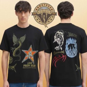 Travis Scott Merch Circus Maximus Tour Seoul Live In Asia Seoul South Korea On October 25 2025 Dragon Two Sided Unisex T-Shirt