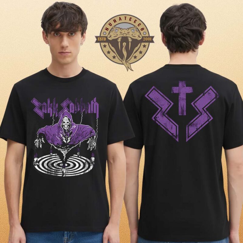 Zakk Sabbath Merch Reaper Two Sided Unisex T Shirt